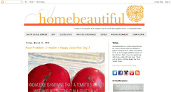 Desktop Screenshot of ahomebeautiful.blogspot.com