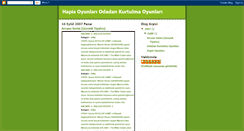 Desktop Screenshot of hapis-oyunlari.blogspot.com