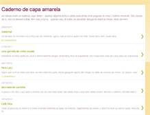 Tablet Screenshot of cadernoamarelo.blogspot.com