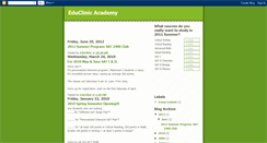 Desktop Screenshot of educlinicusa.blogspot.com