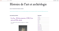 Desktop Screenshot of licence-histoiredelart-paris10.blogspot.com