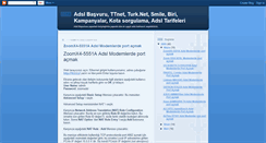 Desktop Screenshot of online-adsl-basvuru.blogspot.com