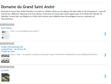 Tablet Screenshot of domainedugrandsaintandre.blogspot.com