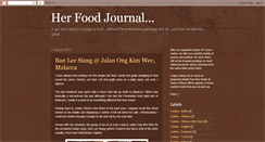 Desktop Screenshot of herfoodjournal.blogspot.com