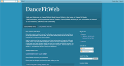 Desktop Screenshot of dancefitweb.blogspot.com