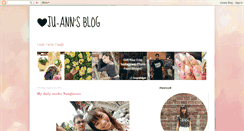 Desktop Screenshot of heartsju-ann.blogspot.com