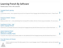 Tablet Screenshot of frenchlanguagesoftware.blogspot.com