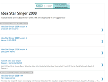 Tablet Screenshot of iideastarsinger2008.blogspot.com