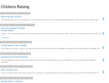 Tablet Screenshot of chickensraising.blogspot.com