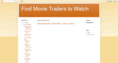 Desktop Screenshot of find-movie-trailers.blogspot.com