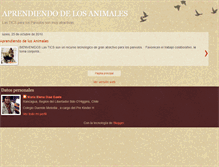 Tablet Screenshot of animallearnings.blogspot.com