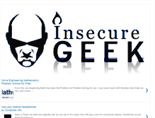 Tablet Screenshot of insecuregeek.blogspot.com