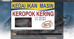 Desktop Screenshot of kedaiikanmasinkeropokkering5675.blogspot.com