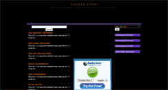 Desktop Screenshot of nashidzone.blogspot.com