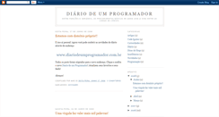 Desktop Screenshot of diariodeumprogramador.blogspot.com