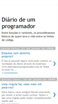 Mobile Screenshot of diariodeumprogramador.blogspot.com