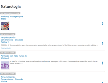 Tablet Screenshot of blognaturologia.blogspot.com