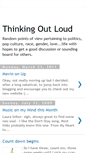 Mobile Screenshot of cat-thinkingoutloud.blogspot.com