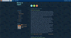 Desktop Screenshot of beckyintakefu.blogspot.com