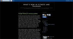 Desktop Screenshot of fitnessforpaddlers.blogspot.com