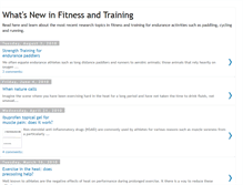 Tablet Screenshot of fitnessforpaddlers.blogspot.com