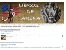 Tablet Screenshot of libros-dearena.blogspot.com