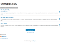 Tablet Screenshot of camaleom.blogspot.com