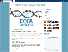 Tablet Screenshot of dnawriters.blogspot.com