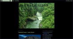 Desktop Screenshot of creeksides.blogspot.com