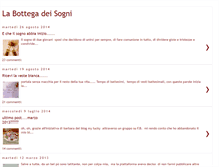 Tablet Screenshot of bottegadeisogni.blogspot.com