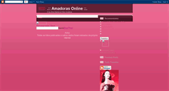 Desktop Screenshot of amadorasonline.blogspot.com