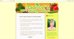 Desktop Screenshot of jessicas-healthy-recipes.blogspot.com