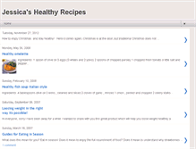 Tablet Screenshot of jessicas-healthy-recipes.blogspot.com