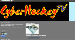 Desktop Screenshot of cyberhockeytv.blogspot.com