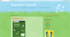 Desktop Screenshot of improntevegetali.blogspot.com