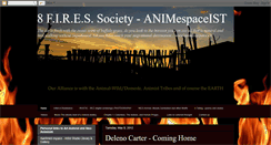 Desktop Screenshot of eightfiressociety.blogspot.com