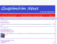 Tablet Screenshot of guapimirimnews.blogspot.com