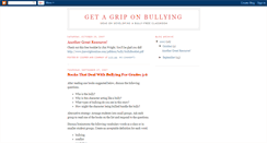 Desktop Screenshot of getagriponbullying.blogspot.com