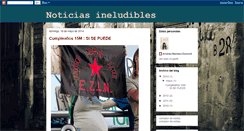 Desktop Screenshot of noticiasineludibles.blogspot.com