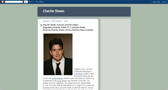 Desktop Screenshot of charlie-sheen-biography.blogspot.com