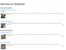 Tablet Screenshot of marmites-et-tambouille.blogspot.com