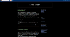 Desktop Screenshot of kobsrugby.blogspot.com