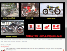 Tablet Screenshot of motorcycle-riding.blogspot.com