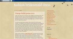 Desktop Screenshot of fashionbridesmaiddress.blogspot.com