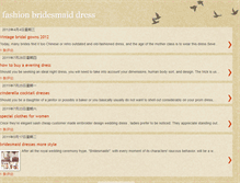 Tablet Screenshot of fashionbridesmaiddress.blogspot.com