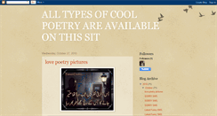 Desktop Screenshot of loverpoetry.blogspot.com