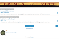 Tablet Screenshot of crimes-of-zion.blogspot.com
