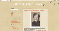 Desktop Screenshot of neatherlin.blogspot.com
