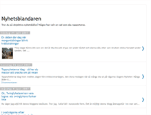 Tablet Screenshot of nyhetsblandaren.blogspot.com