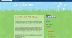 Desktop Screenshot of campkeshercamp.blogspot.com